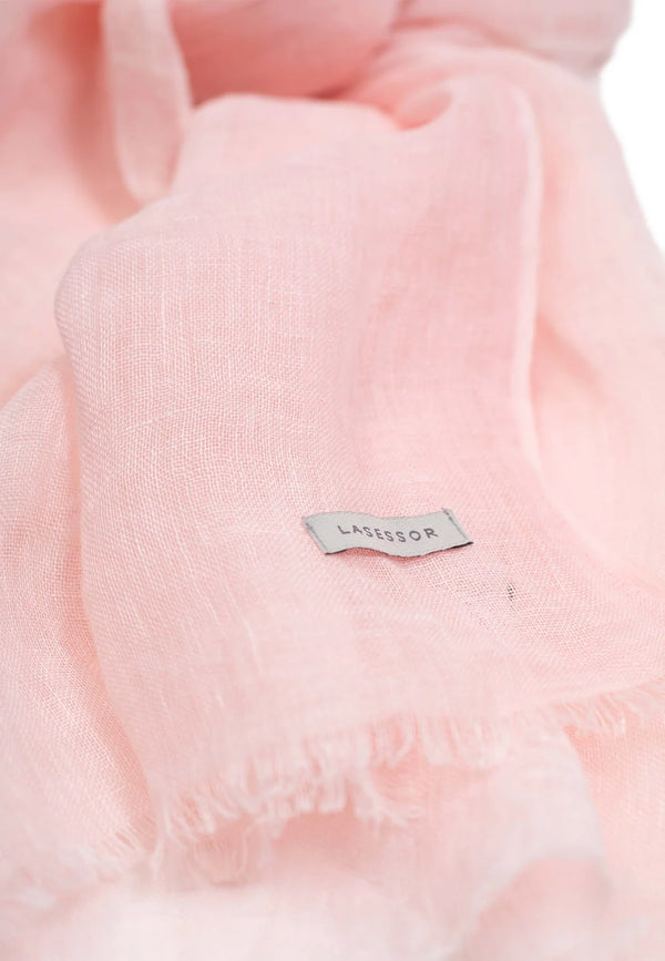 Lasessor Paola pellavahuivi - roosa - naisten vaatteet ja asusteet - IHANA Store -lifestylemyymälä