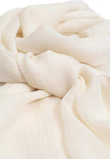 Lasessor Parice villasilkkihuivi - valkoinen - naisten asusteet ja vaatteet - IHANA Store - lifestylemyymälä