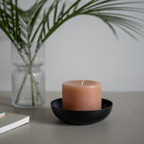 Piironki Ulpu kynttiläalunen - musta- koti - sisustus