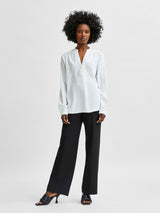 Selected Femme Mivia pusero - valkoinen - yläosat - vaatteet - naisten paidat - muoti - lifestylemyymälä - IHANA Store