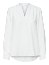 Selected Femme Mivia pusero - valkoinen - yläosat - vaatteet - naisten paidat - muoti - lifestylemyymälä - IHANA Store