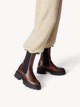 Tamaris nilkkurit -ruskea - nahkakengät