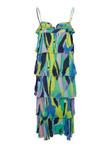 YAS Pimo mekko - frillahelmainen mekko - kuvioitu - juhlamekko - naisten vaatteet - IHANA Store - lifestylemyymälä