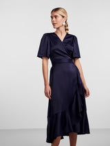 YAS Thea kietaisumekko - sininen - mekot ja tunikat - Naisten vaatteet - IHANA Store - lifestylemyymälä