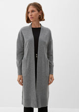 s.Oliver neuletakki - cashmere - villa - harmaa - naisten vaatteet - Neuletakit - IHANA Store