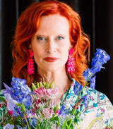 Amanda B. Hot Pink korvakorut - valkoinen - korut - naisten asusteet - muoti - lifestyle - IHANA Store - kotimainen verkkokauppa
