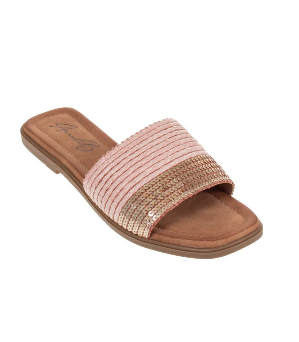 Amanda B. sandaalit - roosa  - paljettisandaalit - keskäkengät - lifestyle - IHANA Store