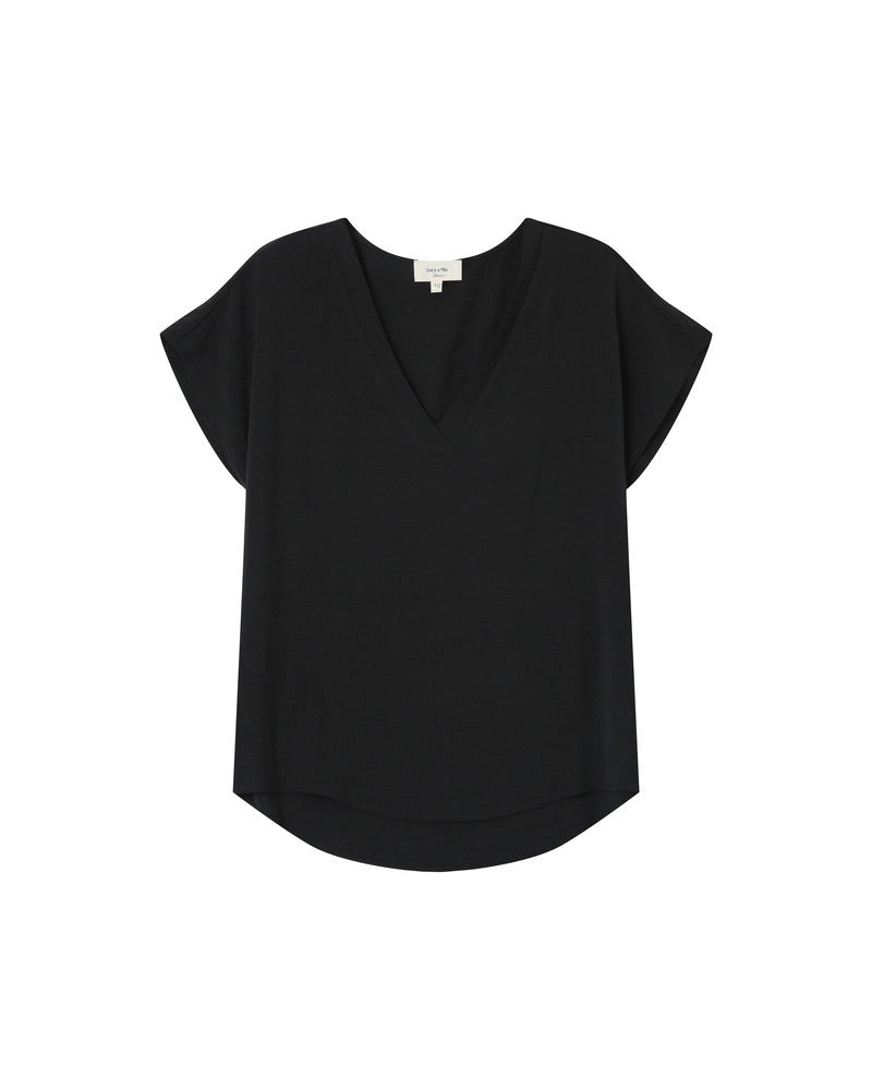 Grace & Mila Season t-paita - musta - naisten lyhythihaiset puserot - naisten muoti - pukeutuminen - lifestyle - IHANA Store