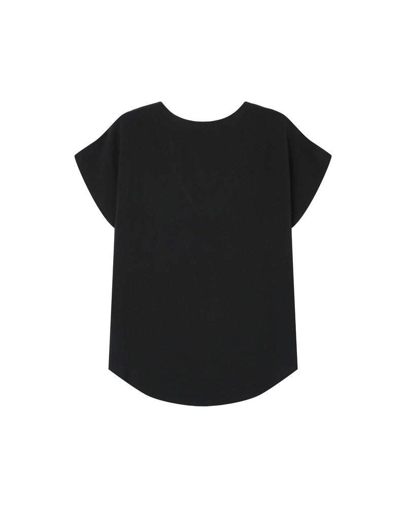 Grace & Mila Season t-paita - musta - naisten lyhythihaiset puserot - naisten muoti - pukeutuminen - lifestyle - IHANA Store