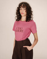 Grace & Mila Soft t-paita - marjapuuron punainen - printti t-paidat - naisten muoti - lifestyle - IHANA Store
