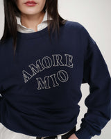 Grace & Mila Valino collegepaita - sininen - printticollege - vapaa-ajan vaatteet - muoti - IHANA Store - kotimainen verkkokauppa