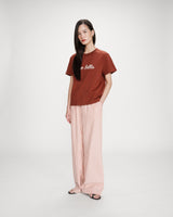 Grace & MIia Vanders t-paita - terracotta - t-paidat - naisten vaatteet - muoti - lifestyle - IHANA Store - kotimainen verkkokauppa