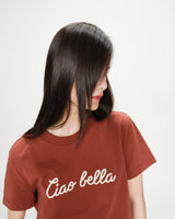 Grace & MIia Vanders t-paita - terracotta - t-paidat - naisten vaatteet - muoti - lifestyle - IHANA Store - kotimainen verkkokauppa