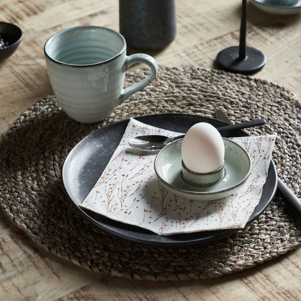 House Doctor lautasliina Meadow - valkoinen - kuvioitu - keittiö - koti - kattaus - paperiservetti - IHANA Store - lifestylemyymälä - verkkokauppa