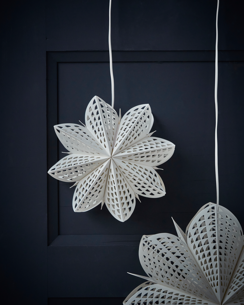 House Doctor paperitähti pieni - valkoinen - kodin sisustus - koristeet - joulu - valaistus - lifestyle - IHANA Store