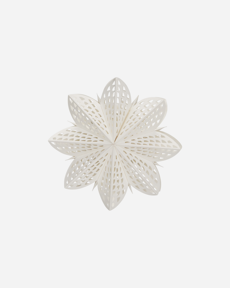 House Doctor paperitähti pieni - valkoinen - kodin sisustus - koristeet - joulu - valaistus - lifestyle - IHANA Store