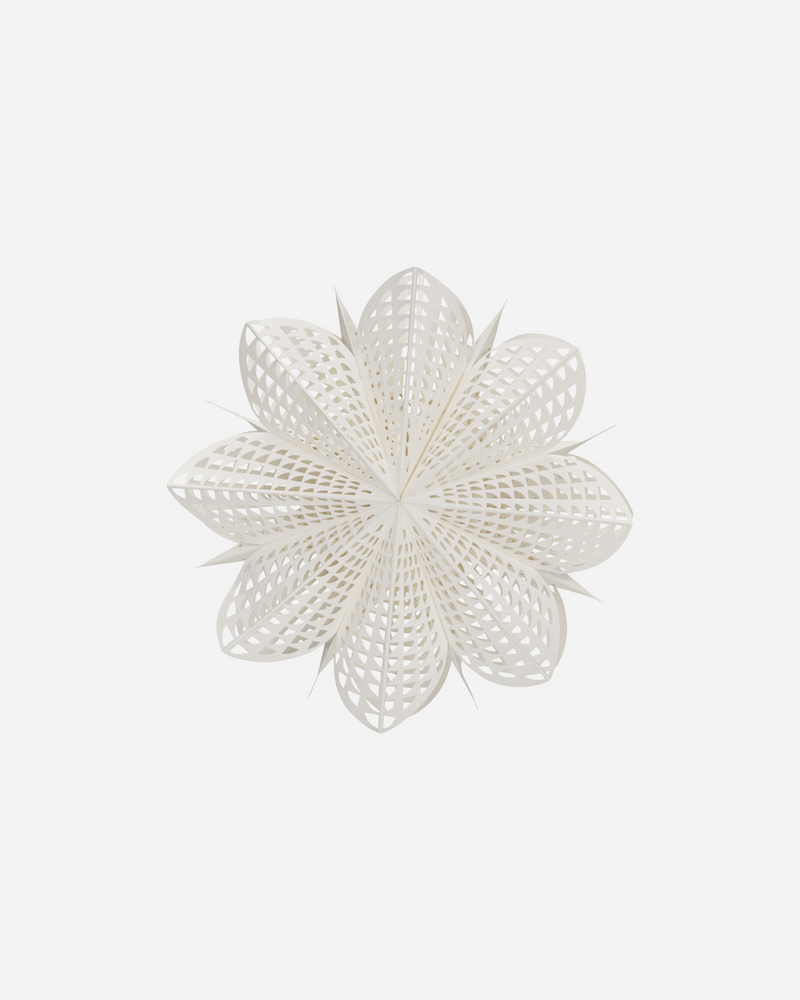 House Doctor paperitähti suuri- valkoinen - kodin sisustus - koristeet - joulu - valaistus - lifestyle - IHANA Store