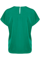 InWear Rindal t-paita - vihreä - v-aukkoinen paita - lyhythihainen - naisten vaatteet - IHANA Store - lifestylemyymälä - verkkokauppa