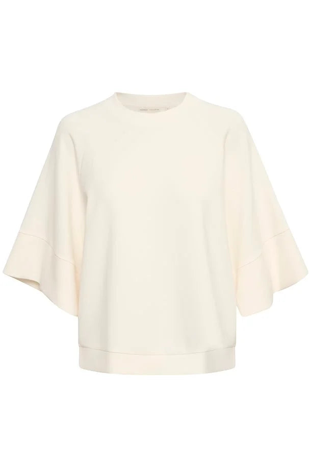InWear Ester t-paita - valkoinen - väljän mallinen paita - naisten vaatteet - IHANA Store