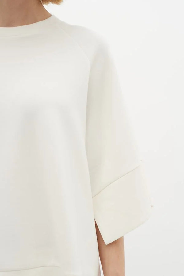 InWear Ester t-paita - valkoinen - väljän mallinen paita - naisten vaatteet - IHANA Store