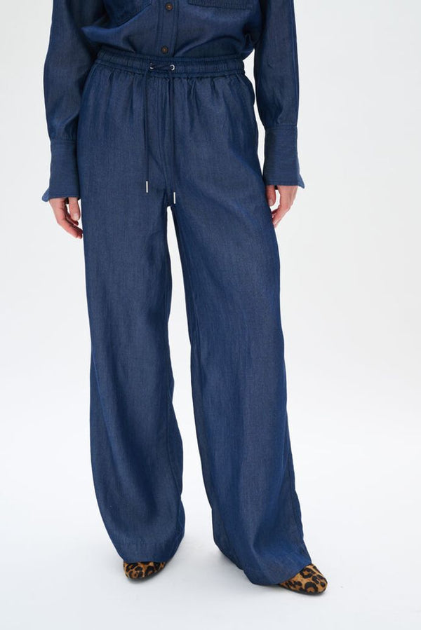 InWear Gazin housut - sininen - naisten housut - muoti - lifestyle - IHANA Store