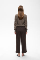 InWear Gincette Cropped housut - ruskea - collegehousut- naisten vaatteet - alaosat - vapaa-ajan vaate - IHANA Store - lifestyle