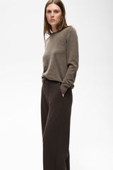 InWear Gincette Cropped housut - ruskea - collegehousut- naisten vaatteet - alaosat - vapaa-ajan vaate - IHANA Store - lifestyle
