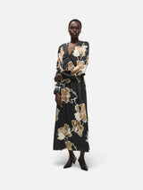 InWear Olive kietaisumekko - musta kuvioitu - naisten juhlavaatteet - muoti - lifestyle - IHANA Store - kotimainen verkkokauppa