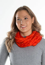 Kiana silkkituubihuivi - oranssi - asusteet - naisten pukeutuminen - IHANA Store - lifestylemyymälä