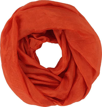 Kiana silkkituubihuivi - oranssi - asusteet - naisten pukeutuminen - IHANA Store - lifestylemyymälä