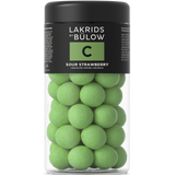 Lakrids by Bülow C Sour Strawberry lakritsi  295g - gluteeniton lakritsi - makea elintarvike - herkut - koti - IHANA Store - lifestylemyymälä
