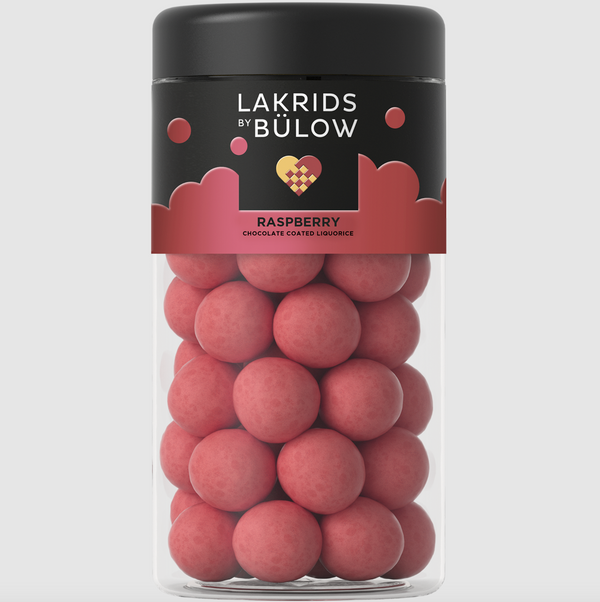 Lakrids by Bülow - Crispy Raspberry - suklaakuorrutteinen lakritsi - lahja - premium lakritsi - herkut - lifestylemyymälä - IHANA Store