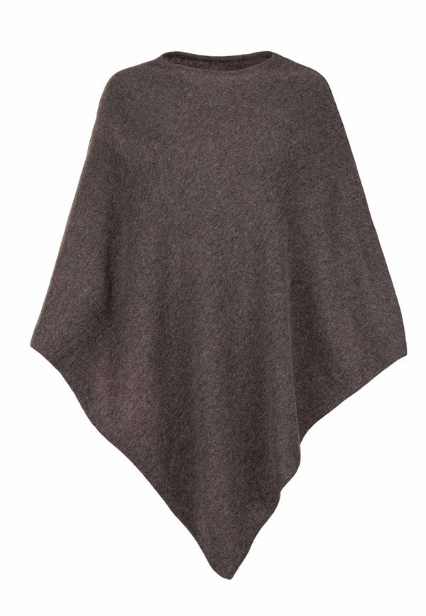 Lasessor Ingela poncho - taupe - viitat - asusteet - naisten pukeutuminen - IHANA Store - lifestylemyymälä