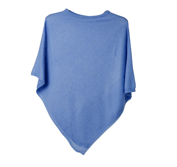 Lasessor Juolas poncho - sininen - viitat - asusteet - naisten pukeutuminen - IHANA Store - lifestyllemyymälä