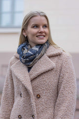 Lasessor Roseanna villahuivi - sininen - kukkakuvioitu - naisten asusteet - muoti - lifestyle - IHANA Store - kotimainen verkkokauppa