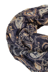 Lasessor Cora tuubihuivi - sininen - paisley kuvio - naisten asusteet - muoti - lifestyle - IHANA Store - kotimainen verkkokauppa