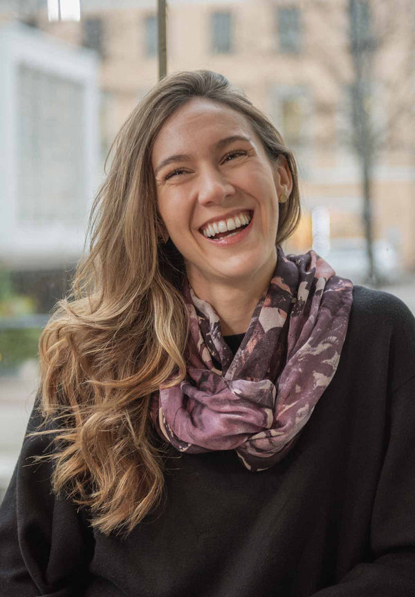 Lasessor Roseanna tuubihuivi - luumu - naisten asusteet - muoti - lifestyle - IHANA Store