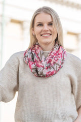 Lasessor Samsa tuubihuivi - fuksia - kuvioitu - naisten asusteet - muoti - lifestyle - IHANA Store - kotimainen verkkokauppa
