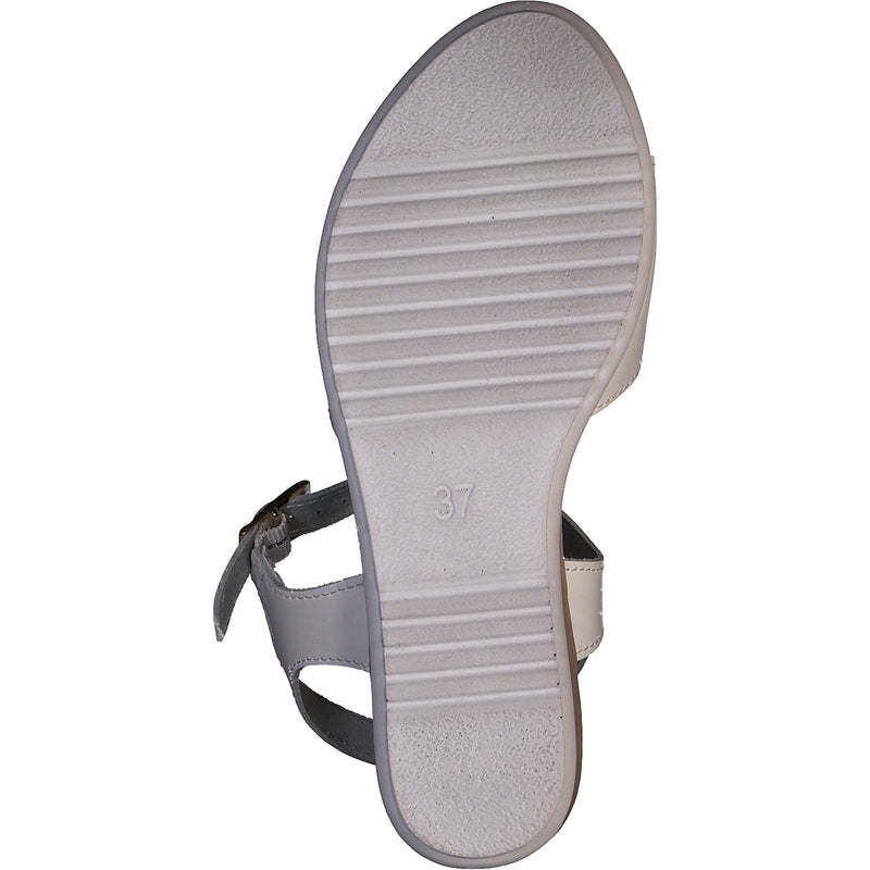Marco Tozzi sandalait - kiilakorkosandaalit - naisten pukeutuminen - kesäkengät - valkoiset - IHANA Store - lifestylemyymälä