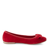 Marco Tozzi ballerinat - punainen - mokkanahkaiset kengät - naisten kengät - IHANA Store - kotimainen verkkokauppa