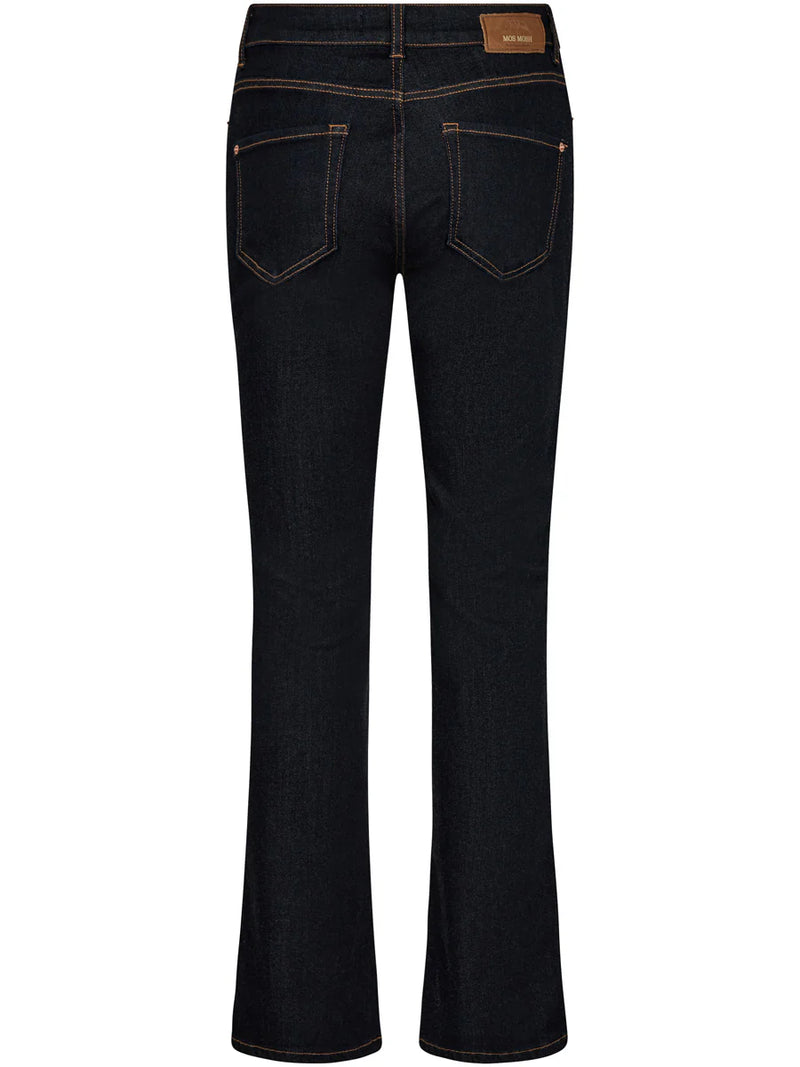 Mos Mosh Ashley Deluxe farkut - tummansininen - muoti - naisten vaatteet - lifestyle - suoralahkeiset farkut - IHANA Store