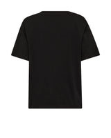 Mos Mosh Corlett t-paita - musta - naisten muoti - pukeutuminen - paidat - lifestyle - IHANA Store - kotimainen verkkokauppa