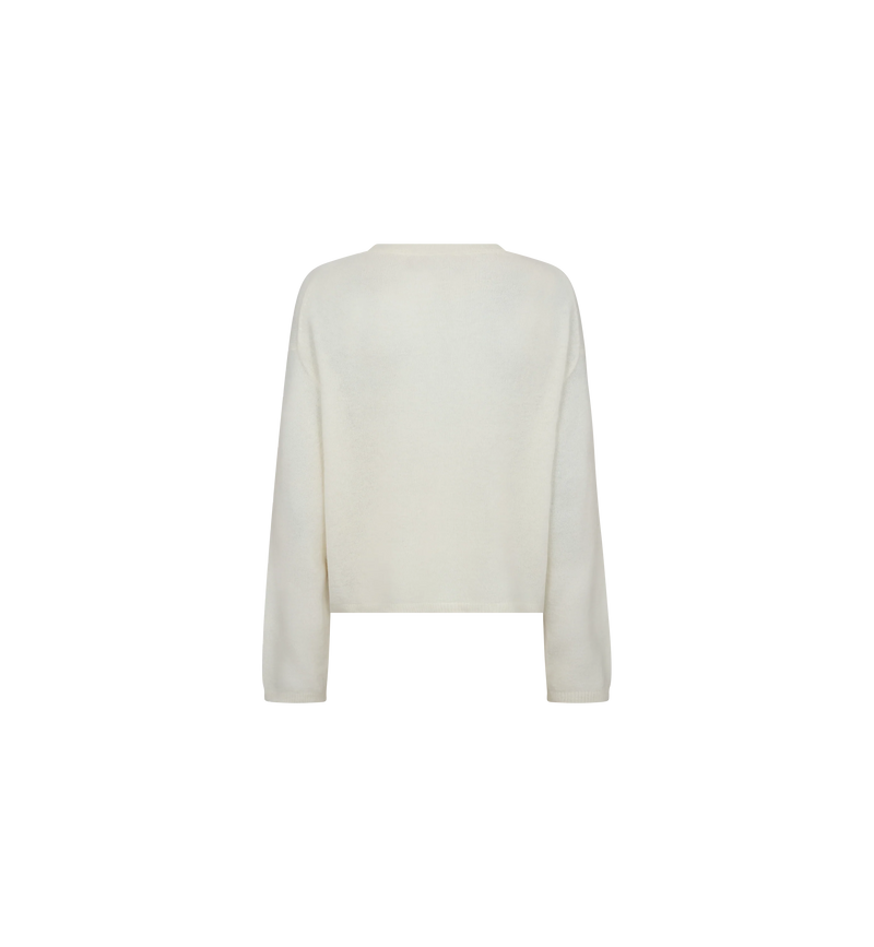 Mos_Mosh_Mape_neule -luonnonvalkoinen - naisten neuleet - ylellinen neule - muoti - lifestyle - IHANA Store