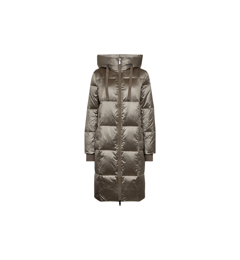Mos Mosh Nova Metallic untuvatakki -  ruskea kiilto - takit - muoti - naisten pukeutuminen - lifestyle - IHANA Store