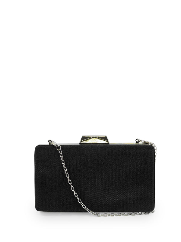 Nabo juhlalaukku - musta - glitter - laukut - juhla-asusteet - muoti - pukeutuminen - lifestyle - IHANA Store