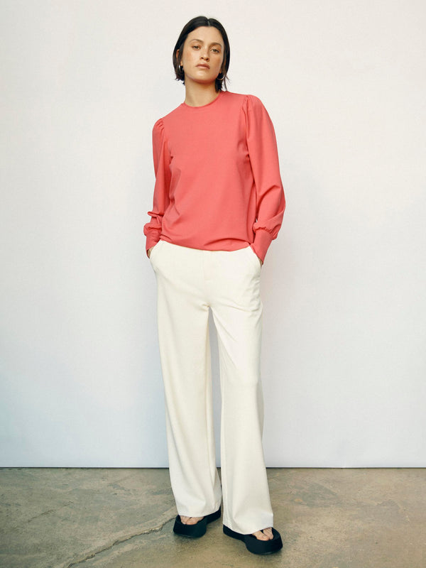 Object Caroline pusero - pinkki - trikoopaita - naisten  vaatteet - IHANA Store - lifestylemyymälä - verkkokauppa
