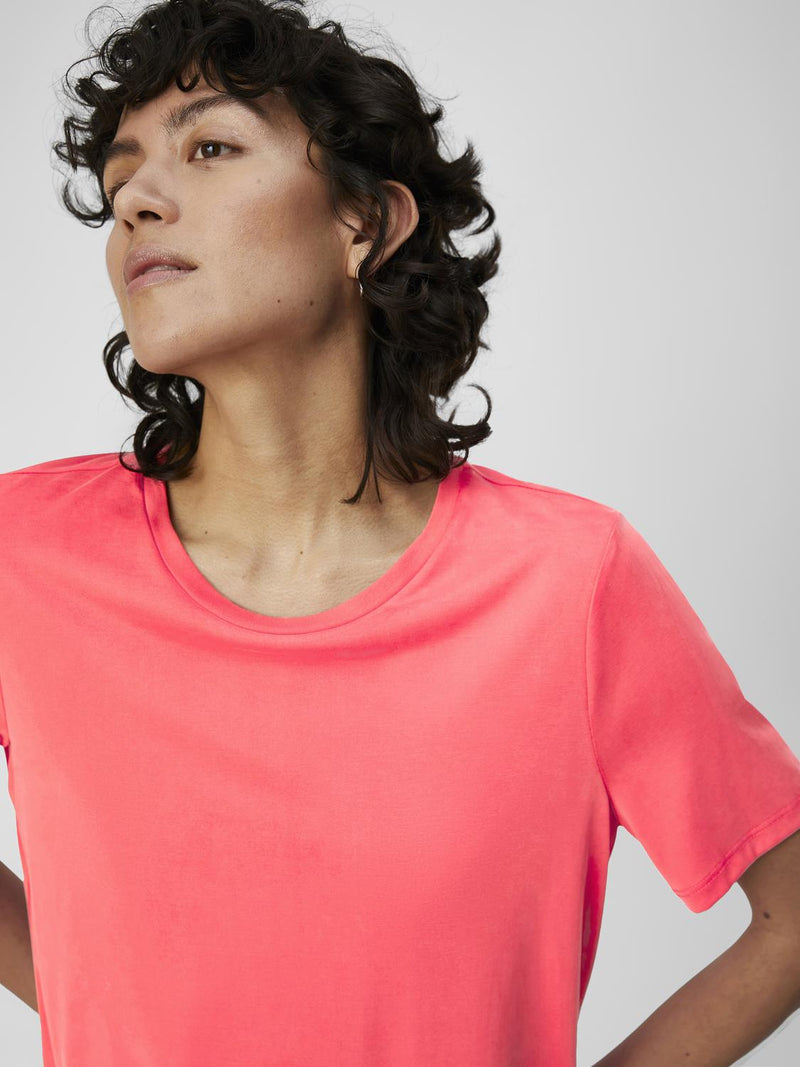 Object Jannie t-paita - pinkki - lyhythihainen pusero - yläosat - naisten vaatteet - IHANA Store - lifestylemyymälä