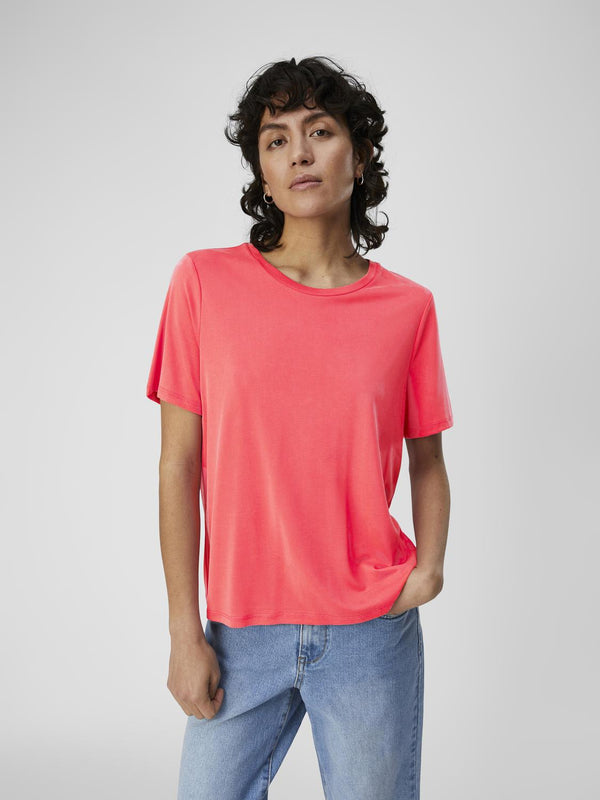 Object Jannie t-paita - pinkki - lyhythihainen pusero - yläosat - naisten vaatteet - IHANA Store - lifestylemyymälä