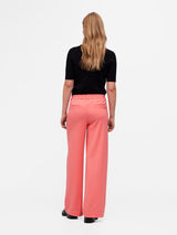 Object Lisa housut - leveälahkeiset - naisten housut - persikan sävyinen - naisten vaatteet - IHANA Store 