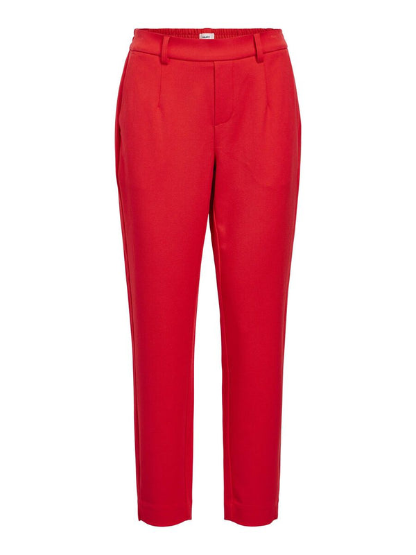 Object Lisa housut - punainen - vajaamittaiset housut - kapealahkeinen - naisten housut  - naisten vaatteet - IHANA Store